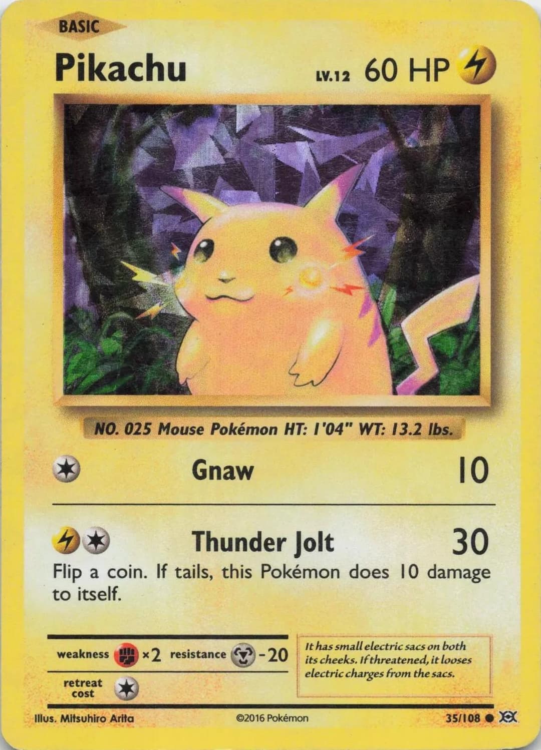 Pikachu [Cracked Ice Holo] #35 - LP