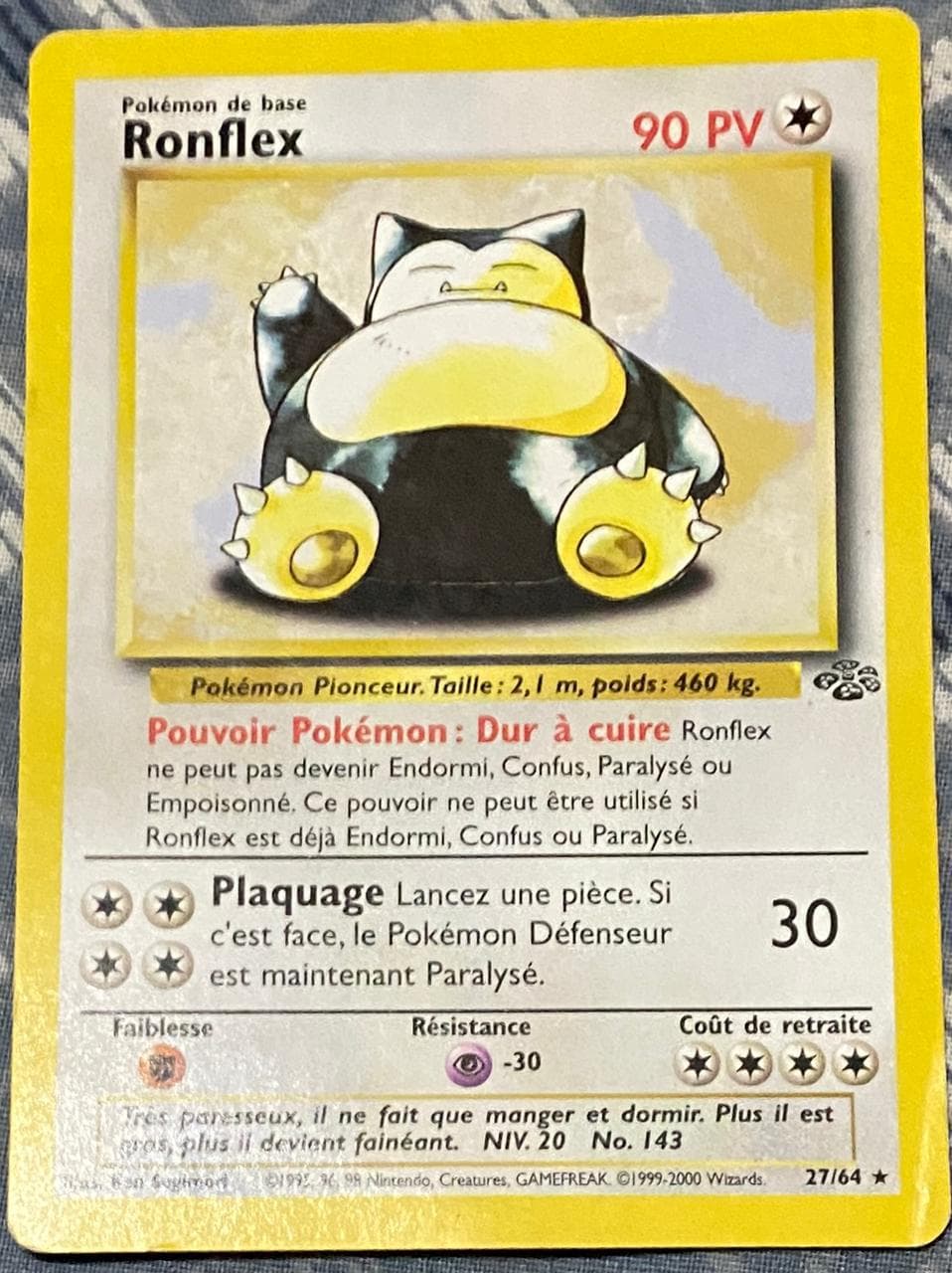 Snorlax #27 [ Non Holo ] - MP