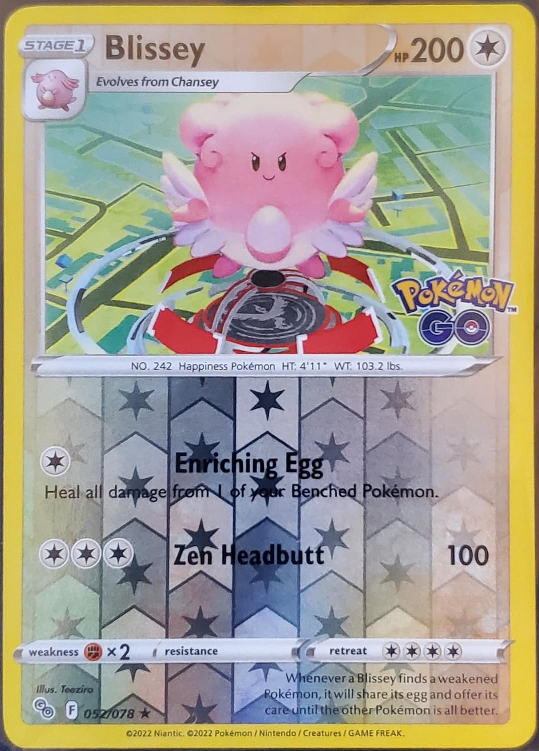 Blissey [Reverse Holo] #52