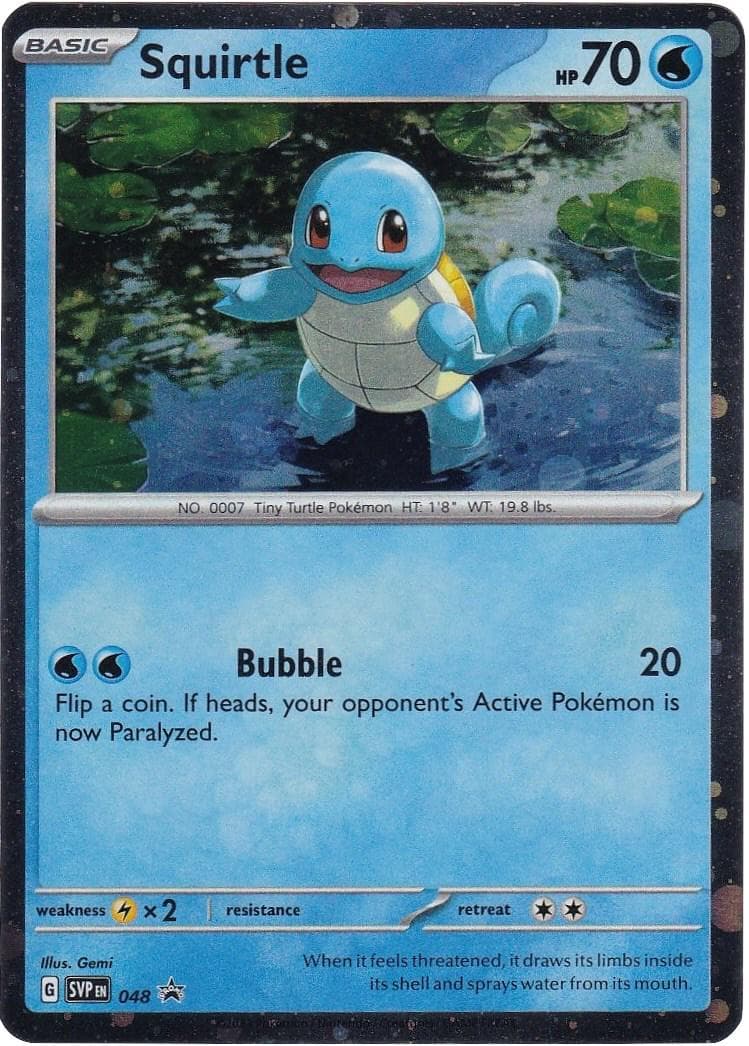 Squirtle #48 (Cosmos Holo)