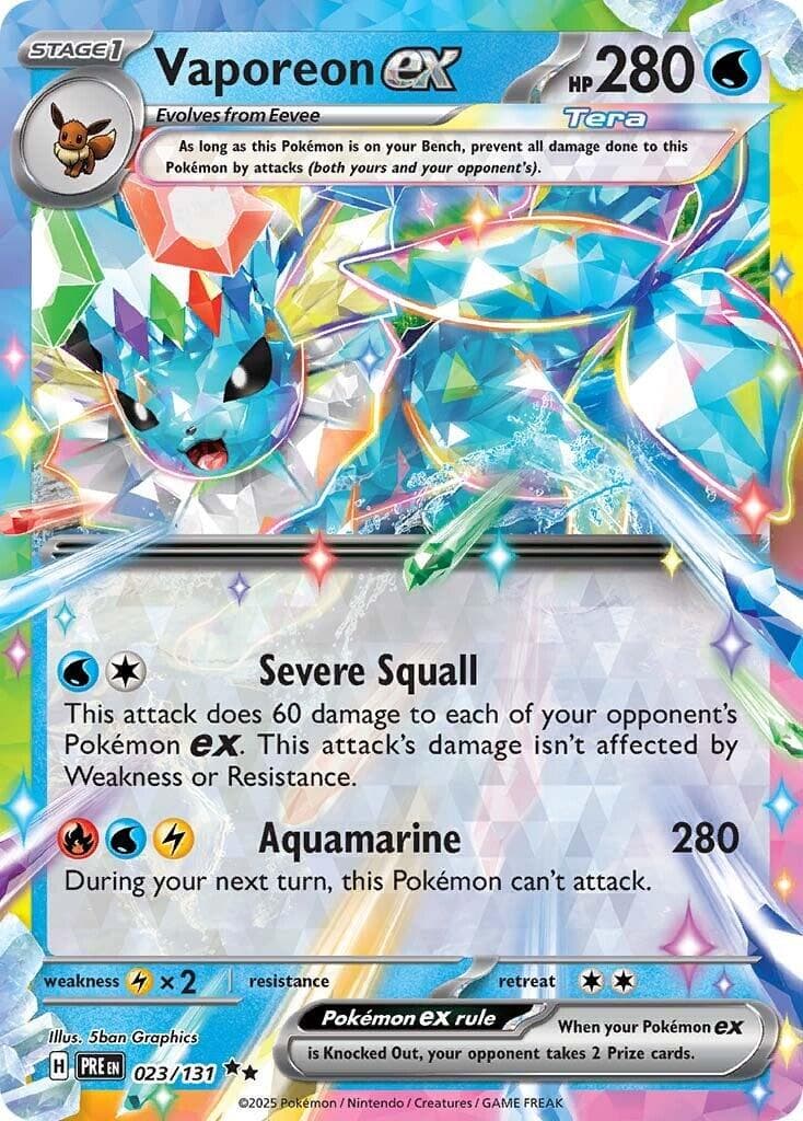 Vaporeon ex #23