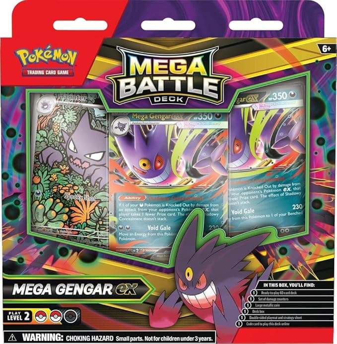 Pokemon Trading Card Game Mega Battle Deck (Mega Gengar Ex)