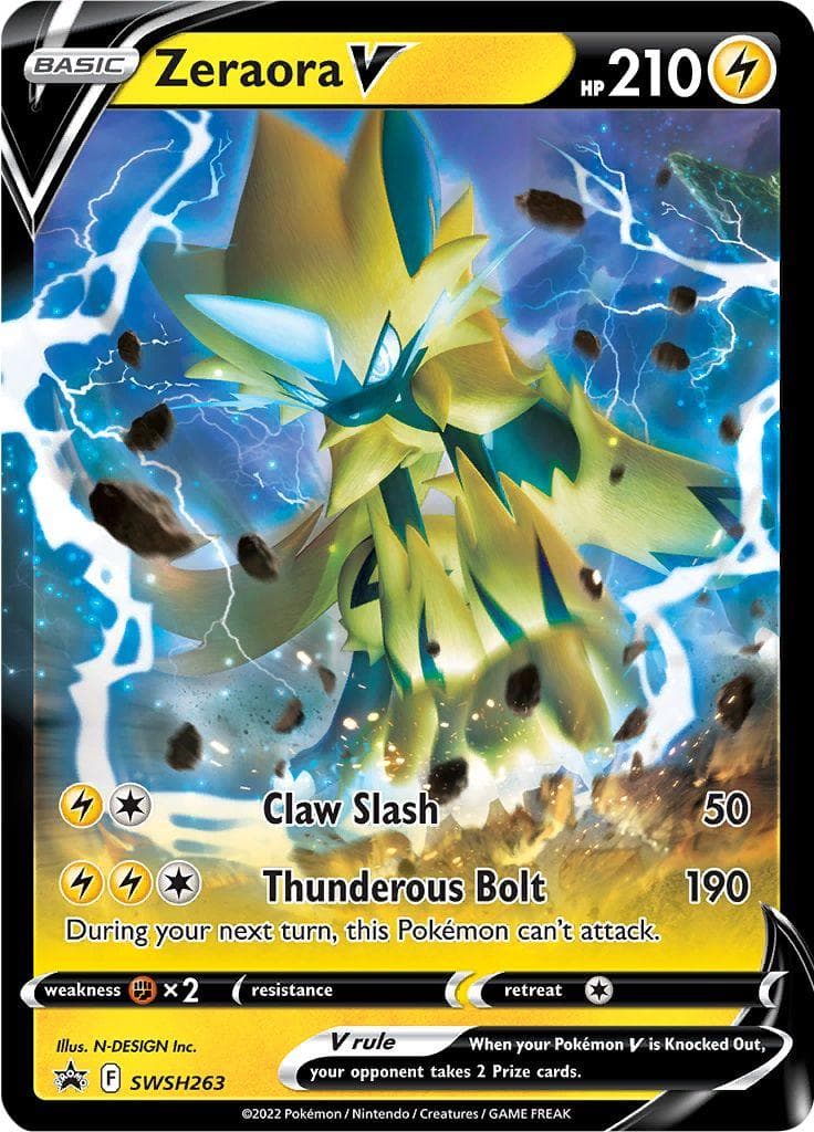 Zeraora V #SWSH263 - NM