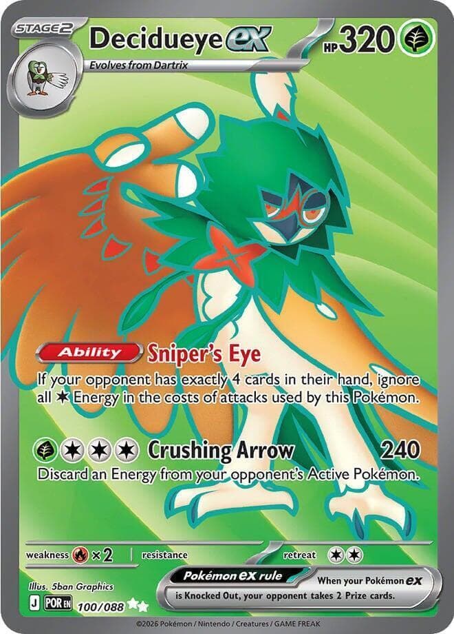 Decidueye ex #100 - NM